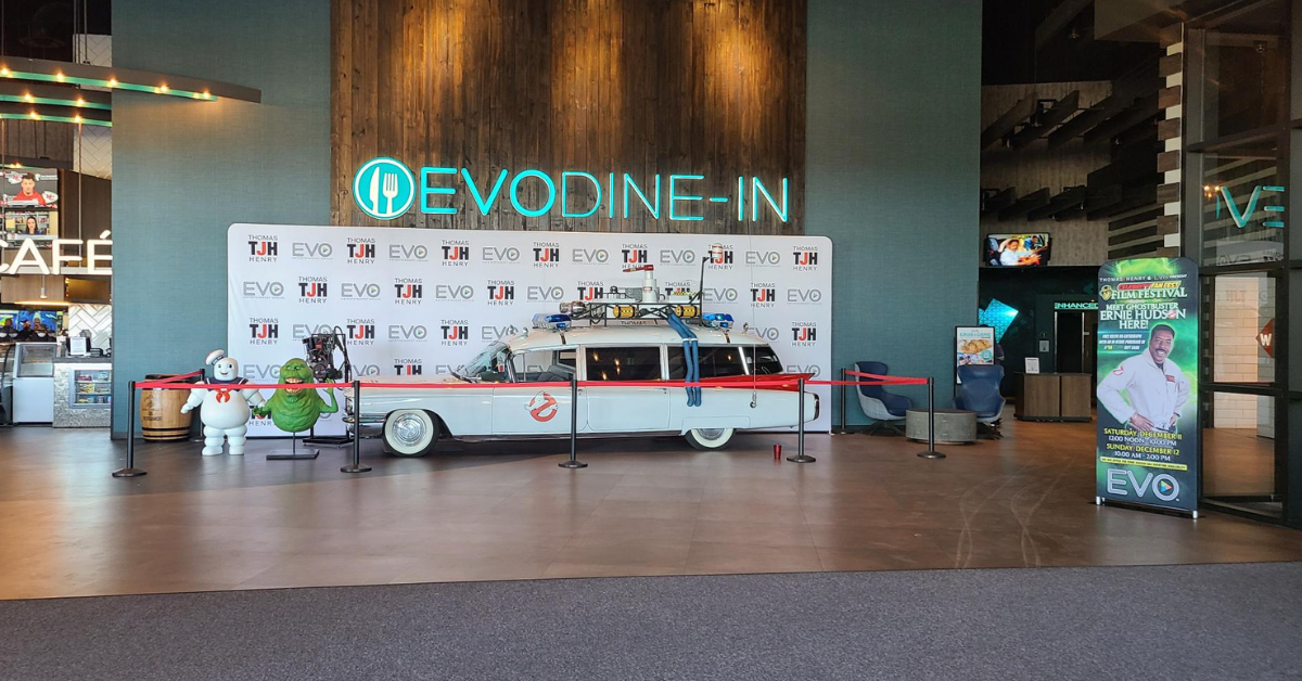 The Ghostbusters ECTO-1 Has Arrived at EVO Cinemas!